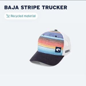 Costa Baja Stripe Trucker Hat Cap